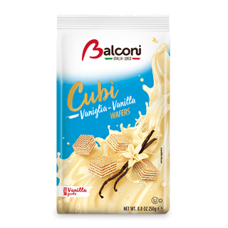 Balconi Wafer Cubi Vanilla 10 x 250g bag
