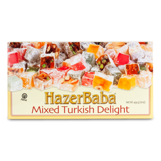 Hazerbaba Turkish Delight Mixed 12 x 454g