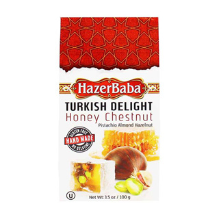 Hazerbaba Turkish Delight Honey Chestnut 4 x (6x100g)