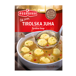 Podravka Tyrolean Soup with Semolina Dumplings 10 x 67g