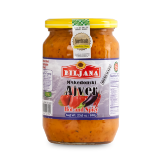 Biljana Makedonski Ajver Extra Hot and Spicy 12 x 670g