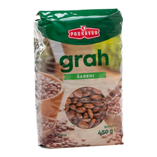Podravka Grah Sareni Speckled Beans 14 x 450g