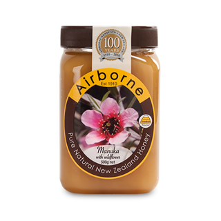 Airborne Manuka with Wildflower Honey 12 x 500g