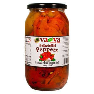 Vava Fire Roasted Red Peppers 6 x 950g