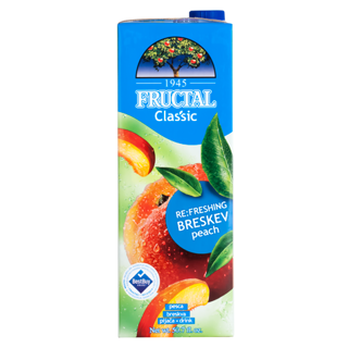 Fructal Classic Breskev Peach Drink 8 x 1.5L