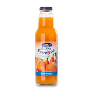 Lowell Buena Carrotena Orange & Carrot Juice 8 x 750ml