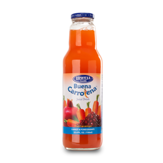 Lowell Buena Carrotena Pomegranate & Carrot Juice 8 x 750ml