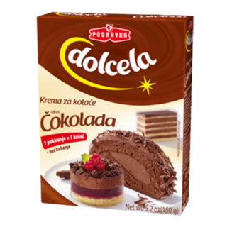 Podravka Dolcela Cream for Cakes Chocolate 9 x 150g