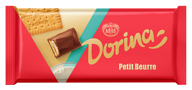 Kras Dorina Petit Beurre and Milk Choc 19 x 105g