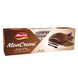Marini Moncremi Filled Biscuits Cocoa Cream 14 x 150g
