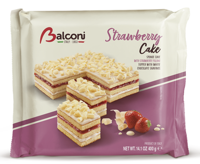 Balconi Torta Strawberry Cake 6 x 400g