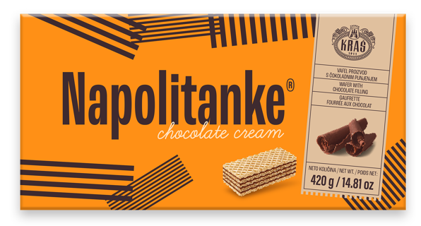 Kras Napolitanke Chocolate Cream 16 x 420g  *NP*