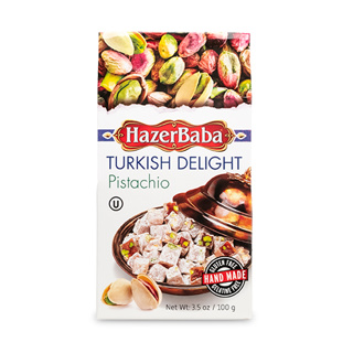 Hazerbaba Turkish Delight Pistachio 4 x (6x100g)