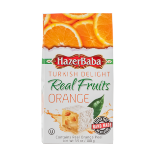 Hazerbaba Turkish Delight Orange 4 x (6x100g)