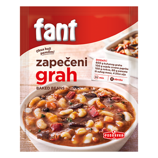 Podravka Fant Zapeceni Grah Baked Beans Mix 22 x 60g