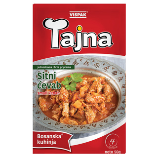 Vispak Tajna Sitni Cevab Small Kebab 25 x 50g