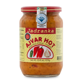 Jadranka Ajvar Hot Relish 12 x 670g