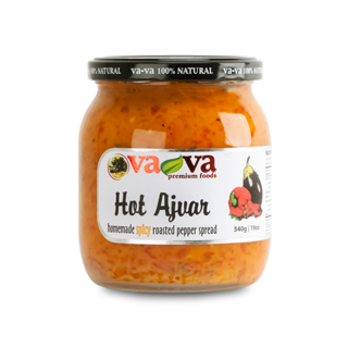 Vava Ajvar Homemade Hot 6 x 520g