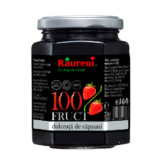 Raureni Fruit Strawberry Confiture 12 x 240g