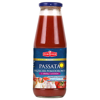Podravka Passata Tomato Sauce with Garlic 12 x 680g glass