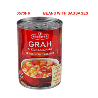 Podravka Grah s Kobasicom Beans with Sausage 15 x 400g