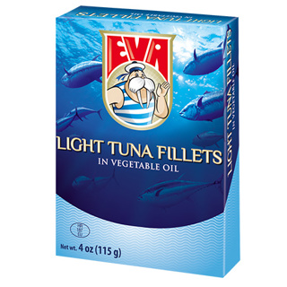 Eva Light Tuna Fillet in Veg Oil 30 x 100g