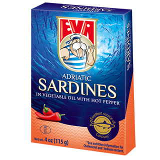 Eva Sardines with Hot Peppers 30 x 100g