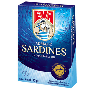 Eva Sardines Veg Oil 30 x 115g