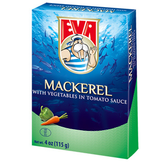 Eva Skusa Mackerel Tomato Sauce 30 x 115g