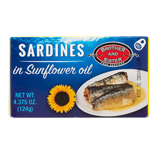 B&S Sardines in Sunflower Oil 50 x 125g