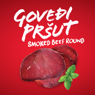 Podravka Govedi Prsut Smoked Beef Round  (per Lb)