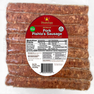 Meatology Pishta Pork Sausage Mild 10 x 1lb (454g)