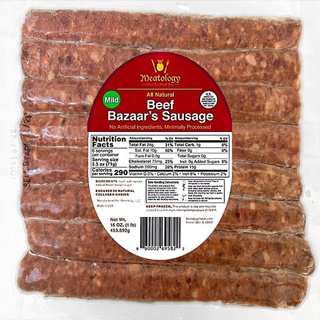 Meatology Bazaar Beef Sausage Milld 10 x 1lb (454g)