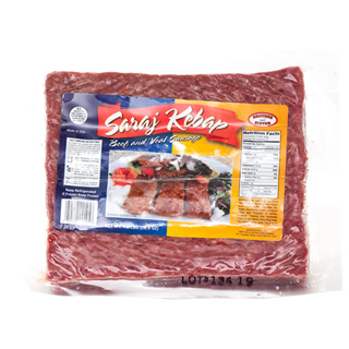 B&S Saraj Kebap Beef & Veal Sausage HALAL 28 x 1.8lbs