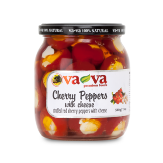Vava Red Cherry Pepper w/Cheese Hot 6 x 510g