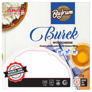 Bujrum Fully Cooked Burek Cheese 10 x 400g *NP*