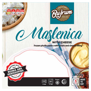 Bujrum Fully Cooked Maslenica Burek Cheese 10 x 400g *NP*