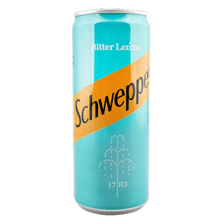 Schweppes Bitter Lemon 24 x 330ml Can