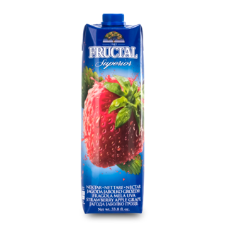 Fructal Superior Nectar Strawberry 12 x 1L