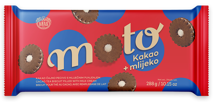 Kras Moto Cocoa and Milk Biscuit 18 x 288g
