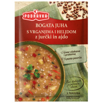 Podravka Bogata Juha Hearty Porcini Buckwheat Soup 15 x 70g