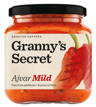 Grannys Secret Ajvar Roasted Pepper 6 x 550g