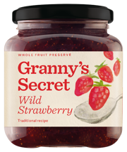 Grannys Secret Preserves Wild Strawberry 6 x 375g