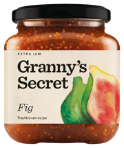 Grannys Secret Extra Jam Fig 6 x 375g