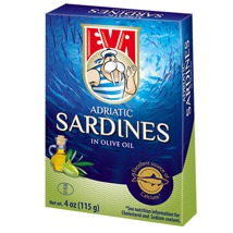 Eva Sardines Olive Oil 30 x 100g