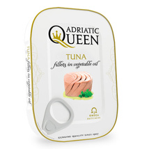 Adriatic Queen Tuna Fillet in Vegetable Oil 30 x 105g